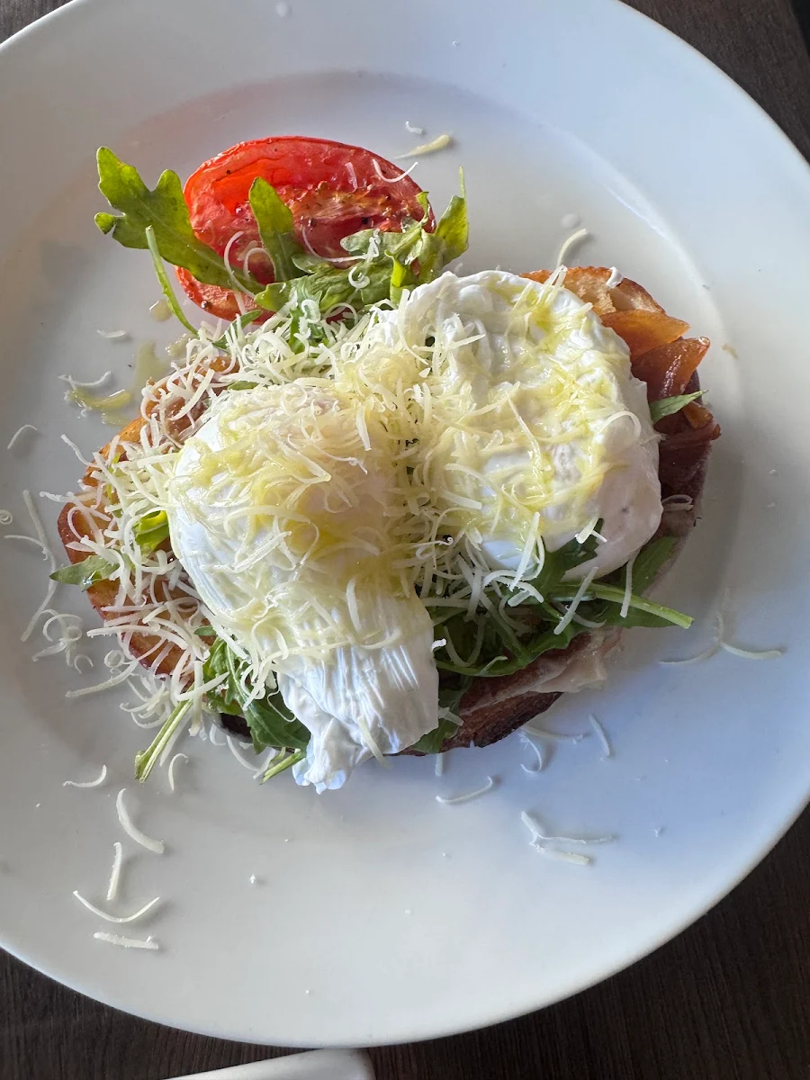 Poached Egg Shaved Parmesan And