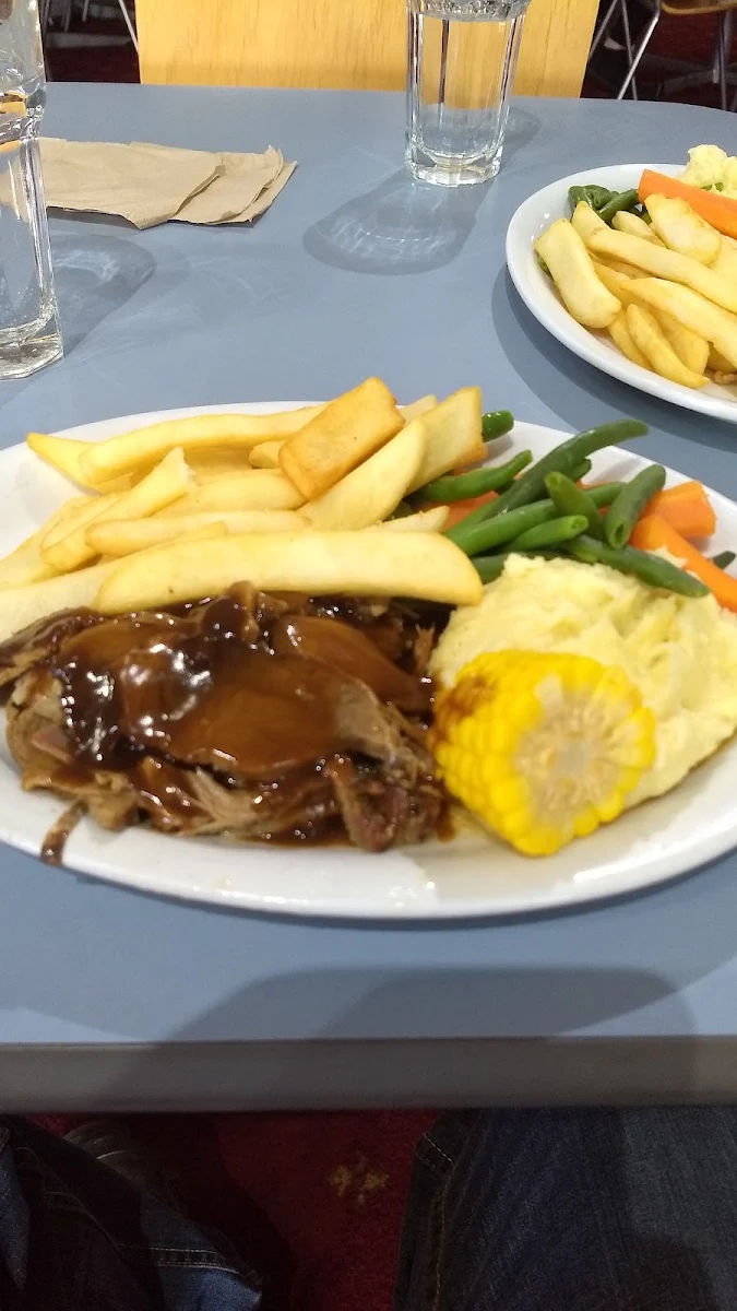 Roast Lamb Steamed Veggies