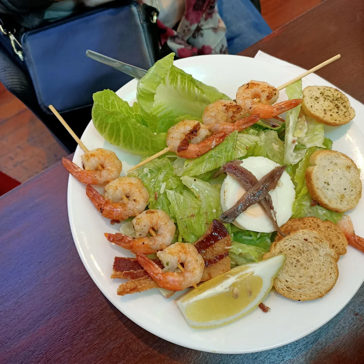 Prawn Caesar Salad