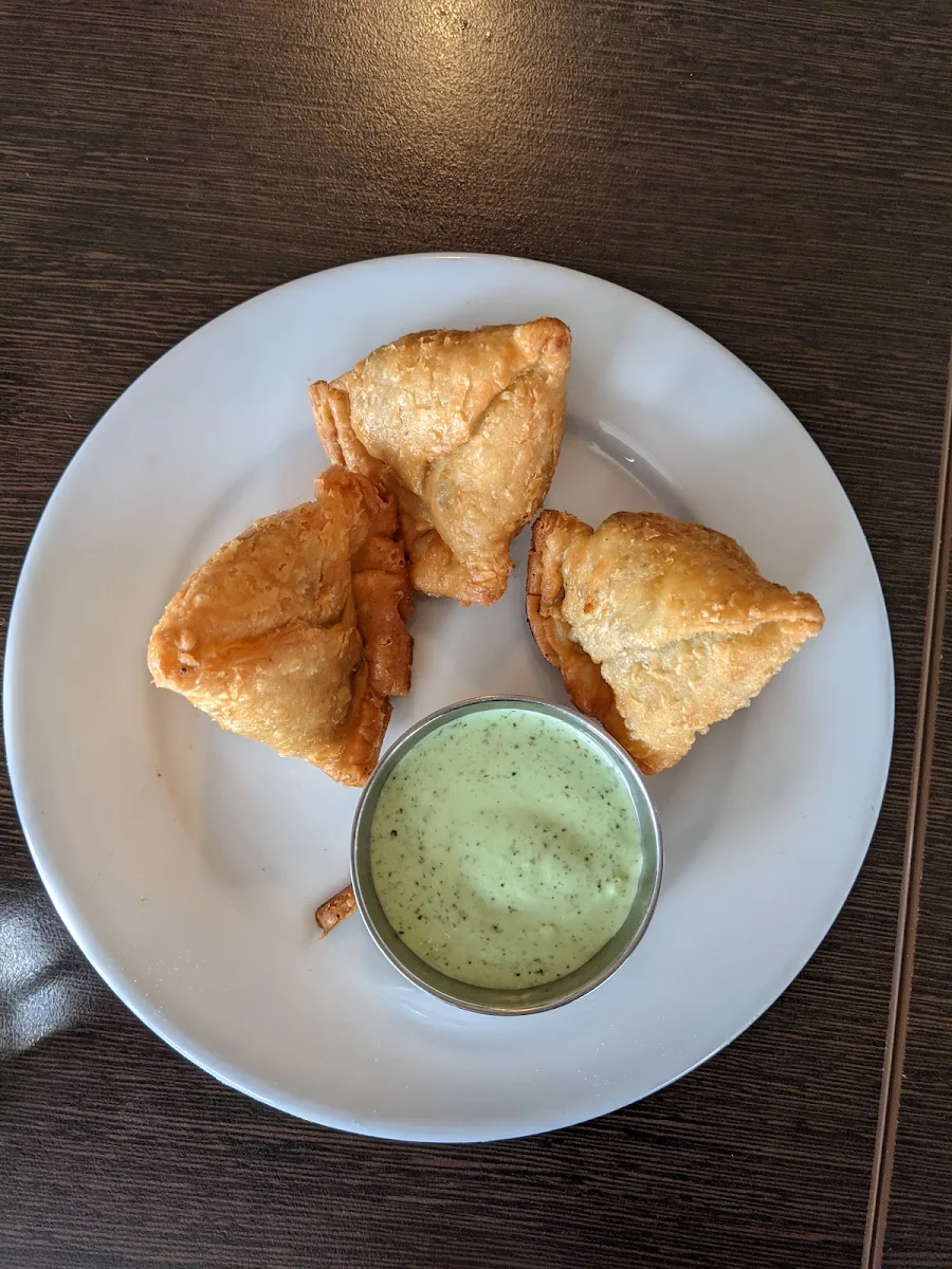 Samosas, Clay & Coal Indian Restaurant