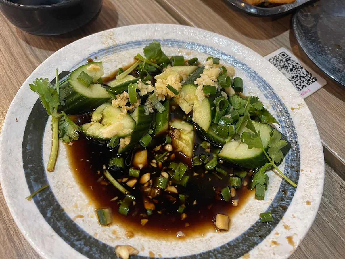 Szechuan Style Cucumber Salad