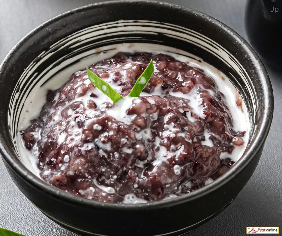 Black Sticky Rice Pudding