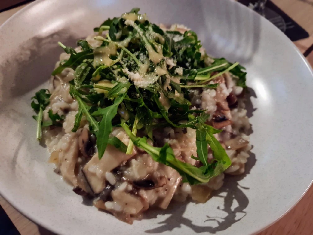Mushroom Risotto, Sir Joseph Banks Hotel