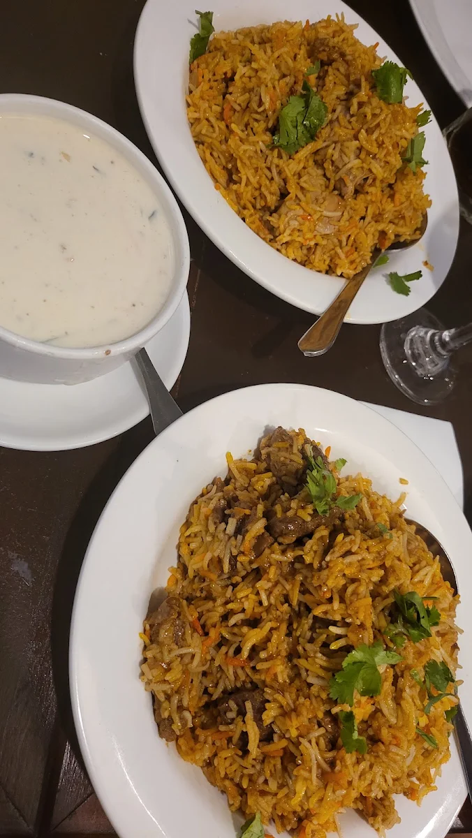 Mutton Biryani, Curry Vault Indian Restaurant and Bar Melbourne