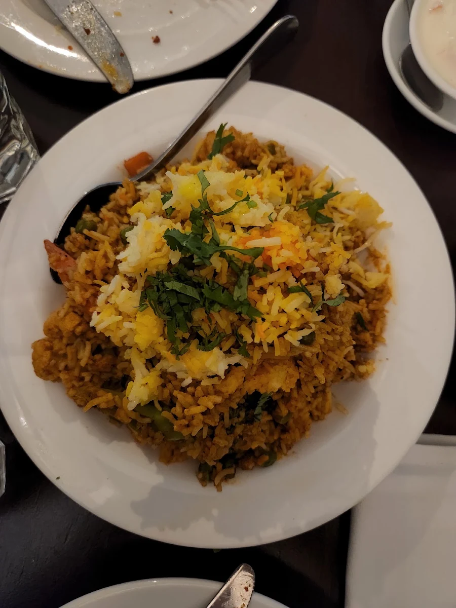 Vegetable Biryani, Curry Vault Indian Restaurant and Bar Melbourne