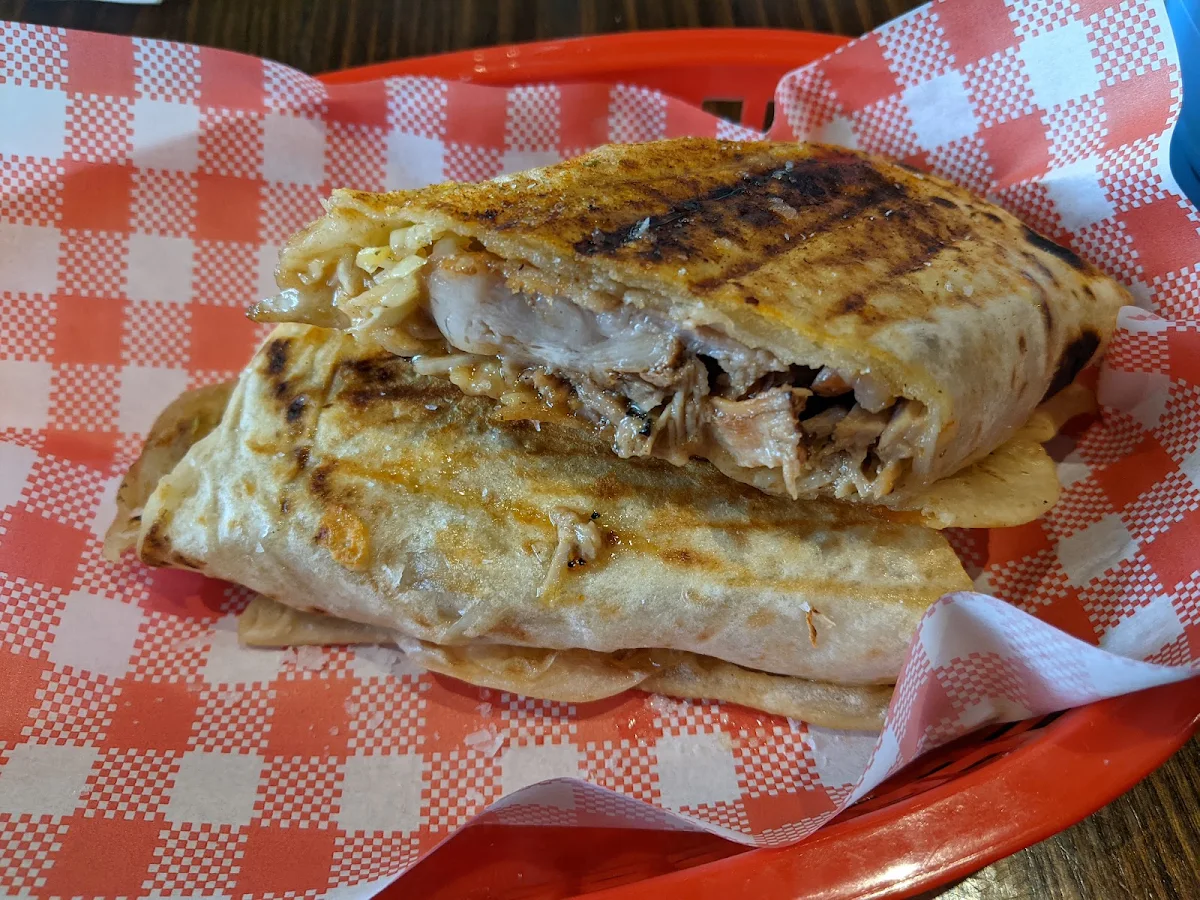 Pulled Pork Wrap, Steam coffee co