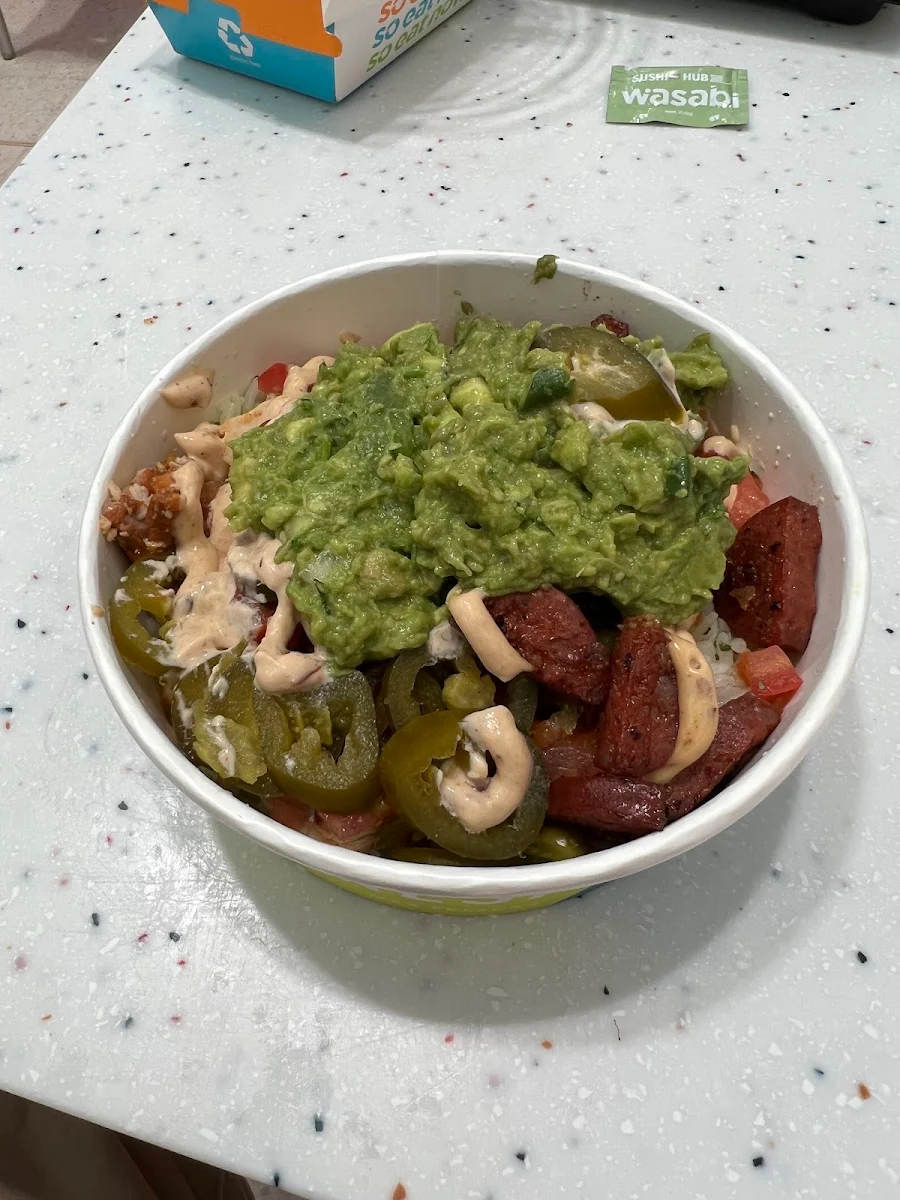 Chicken Chorizo Burrito Bowl