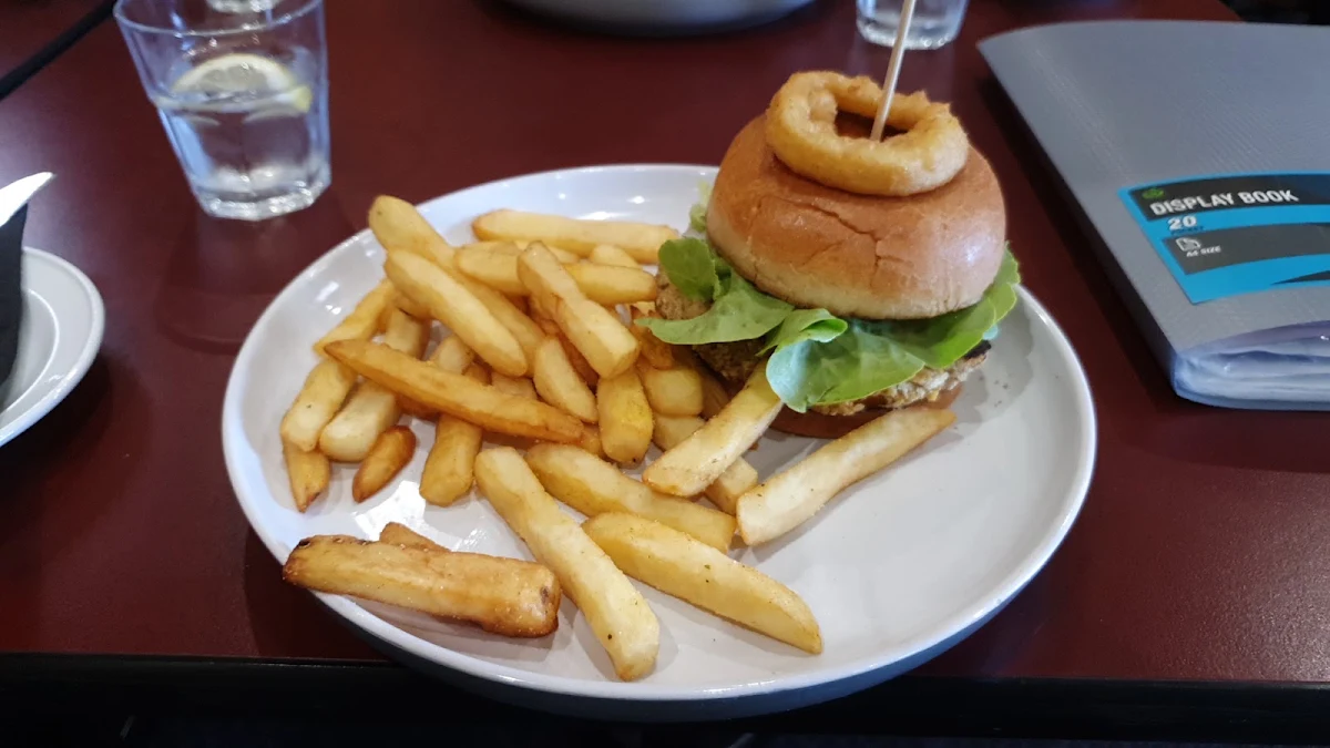 Veggie Burger and Fries