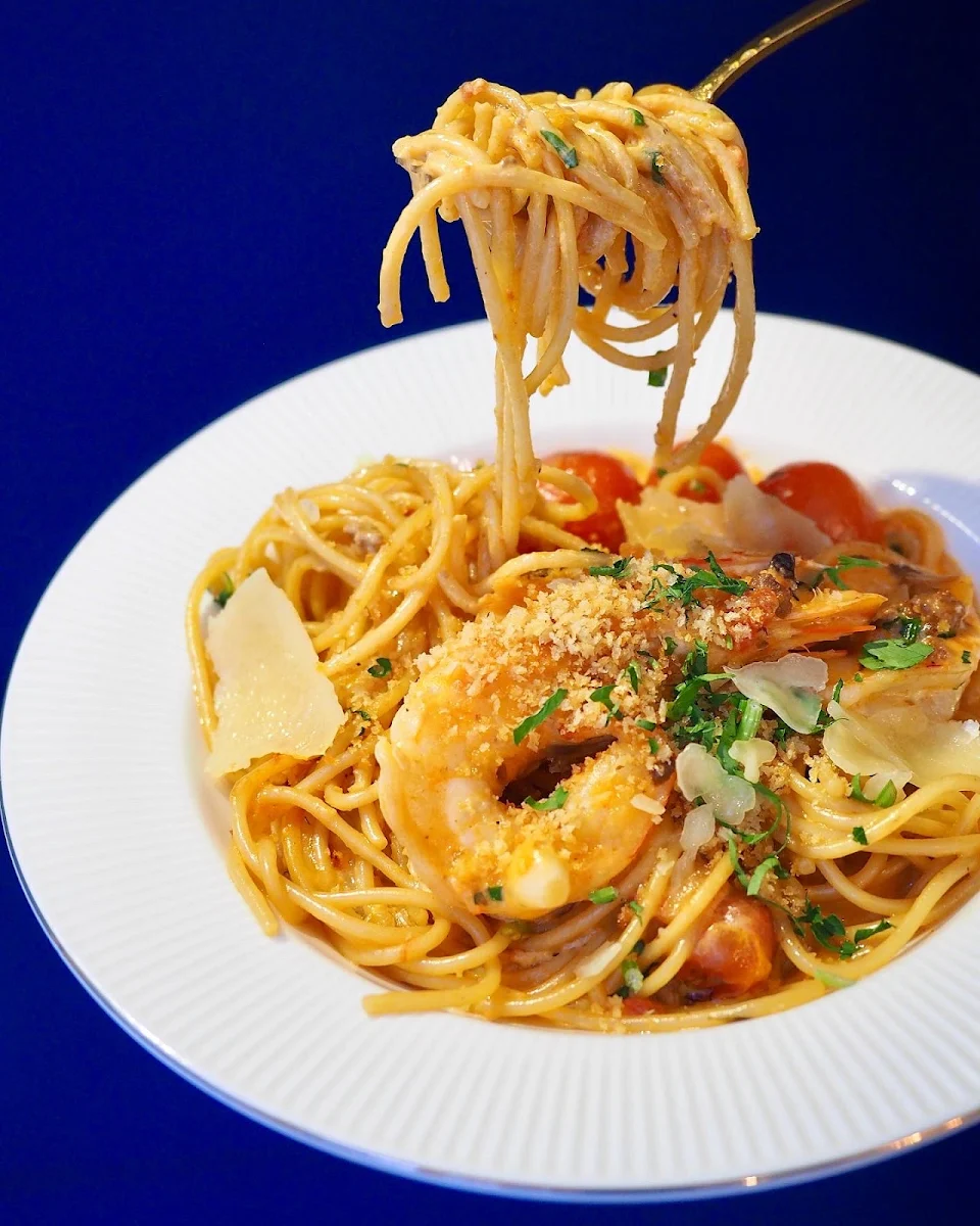 Seafood Rose Spaghetti