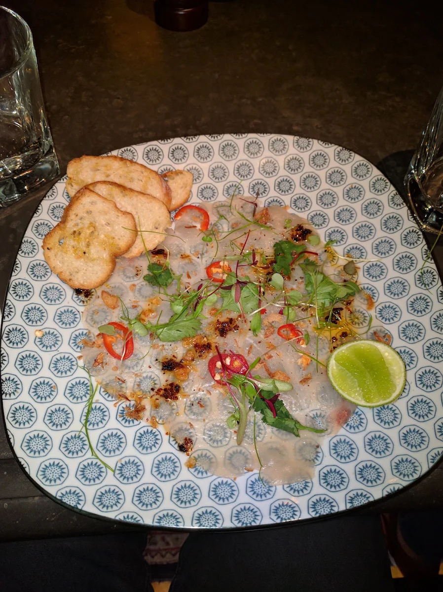 Kingfish Carpaccio, The Treehouse Hotel