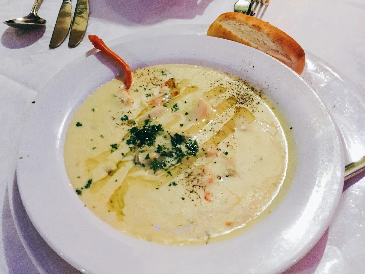 Seafood Chowder, Galaxy Seafood and Mediterranean Restaurant
