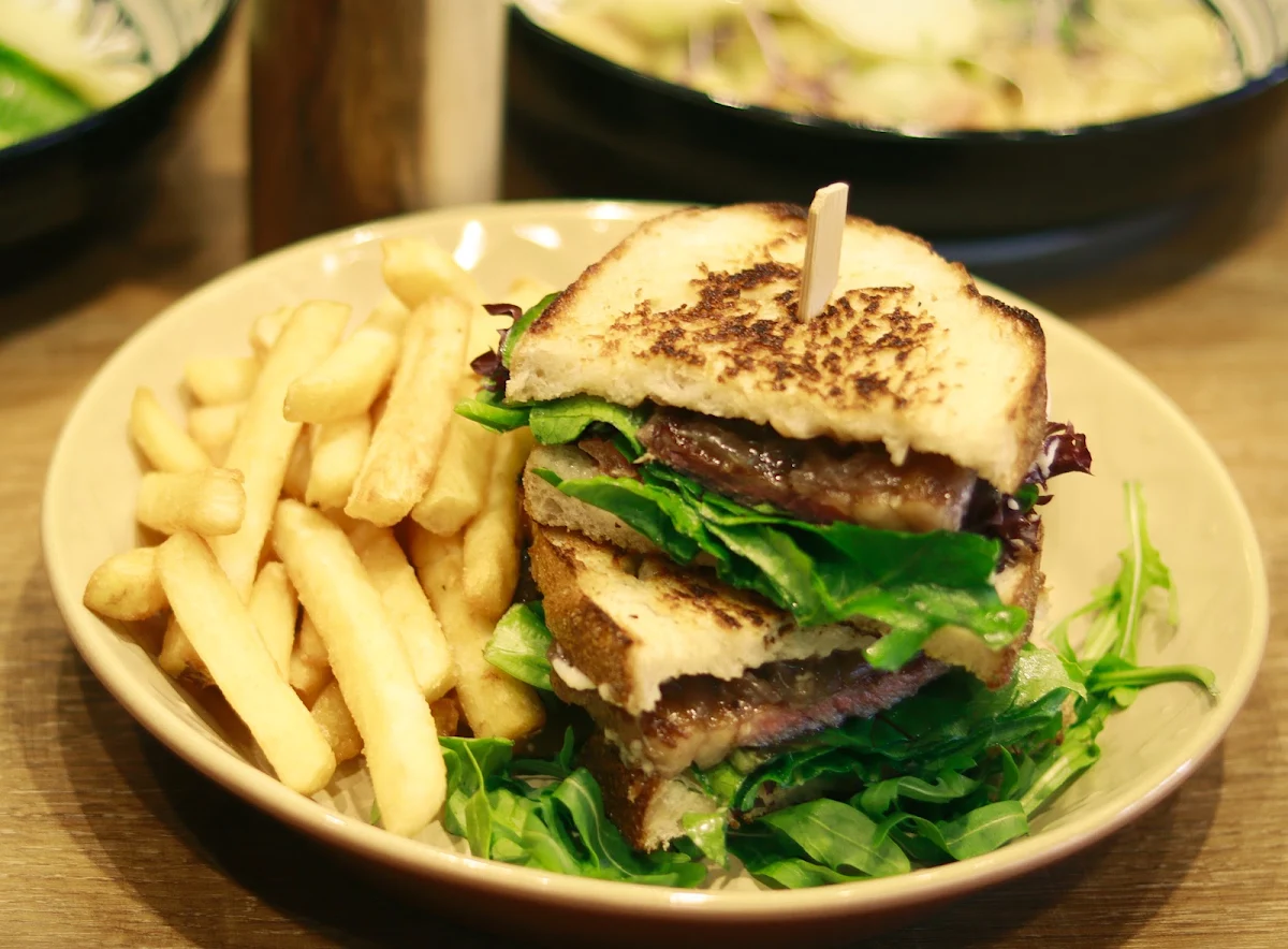 Steak Sandwich, MJ Mojo Jojo | Modern Cafe Docklands