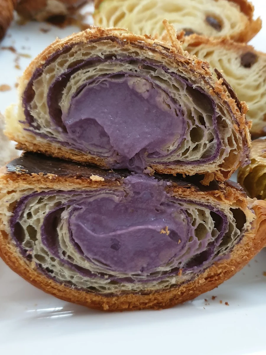 Taro Mochi Tissue Croissant