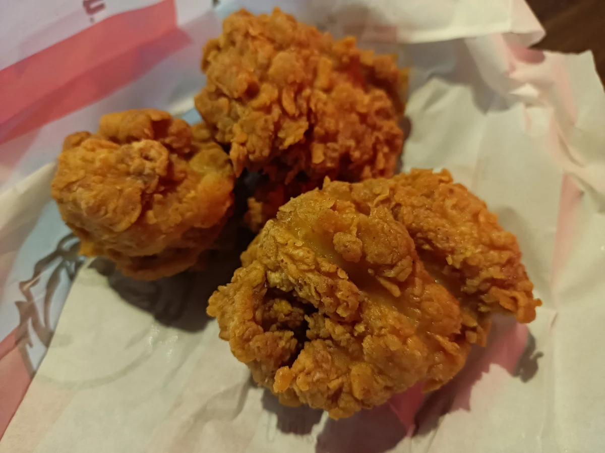 Three Boneless Chicken Pieces