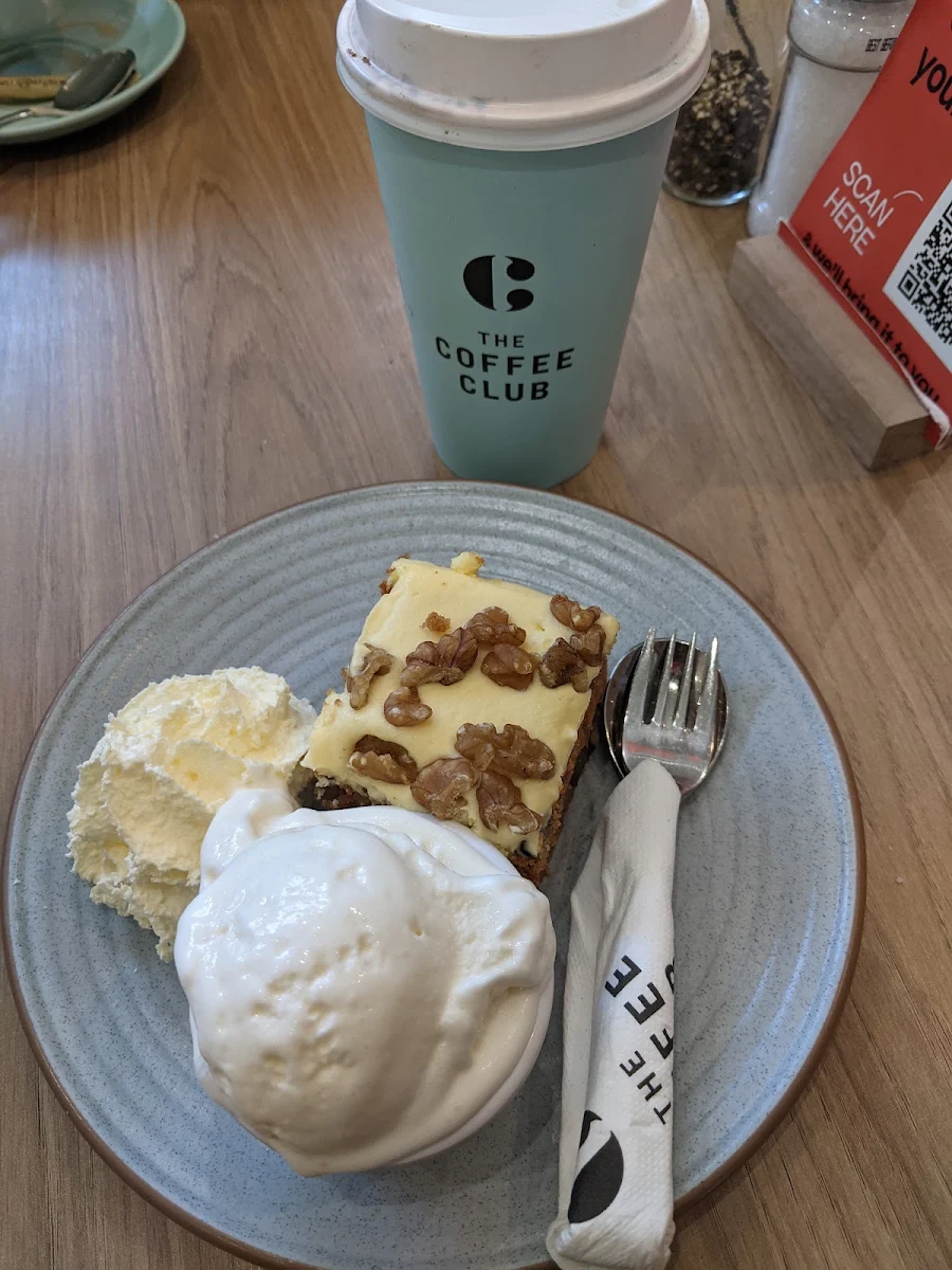 Carrot Cake and Ice Cream and Cream