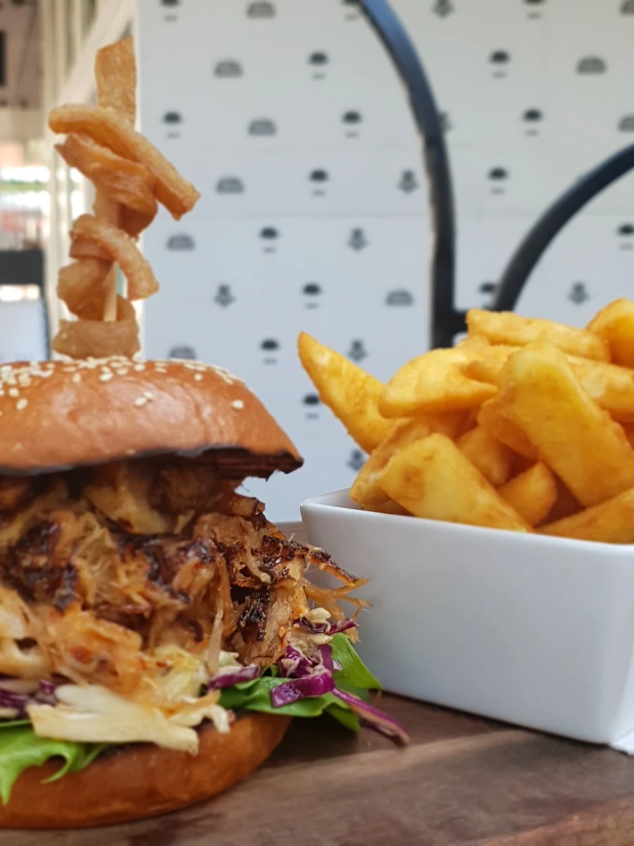 Pulled Pork Burger, Mr Crown
