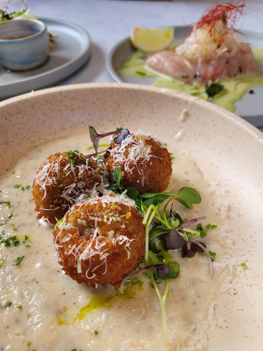 Arancini, Feathers Hotel