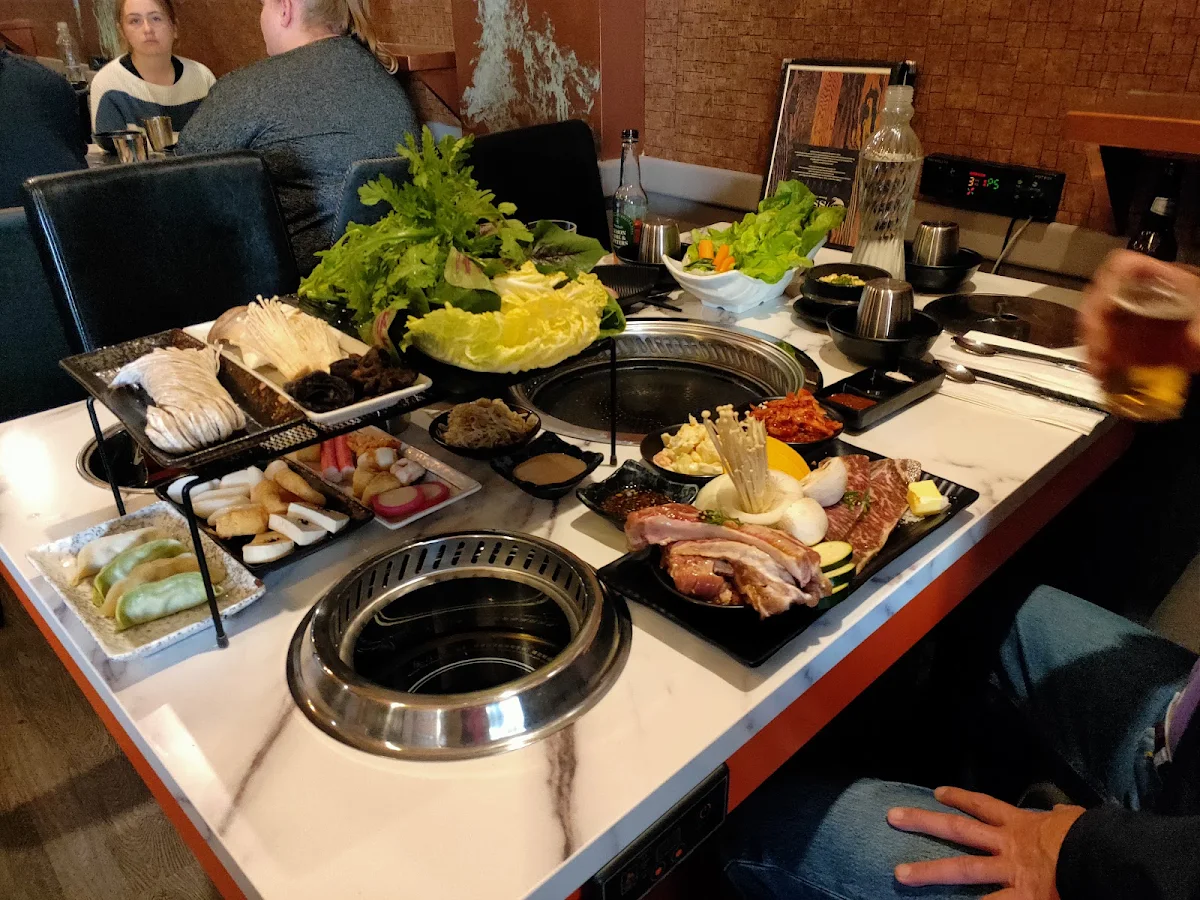 Marinated Set, SSAM Korean BBQ & Mini Hot Pot