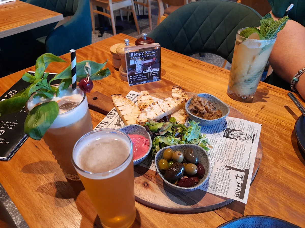 Bread and Dips, Sons of Manor- Restaurant Bar