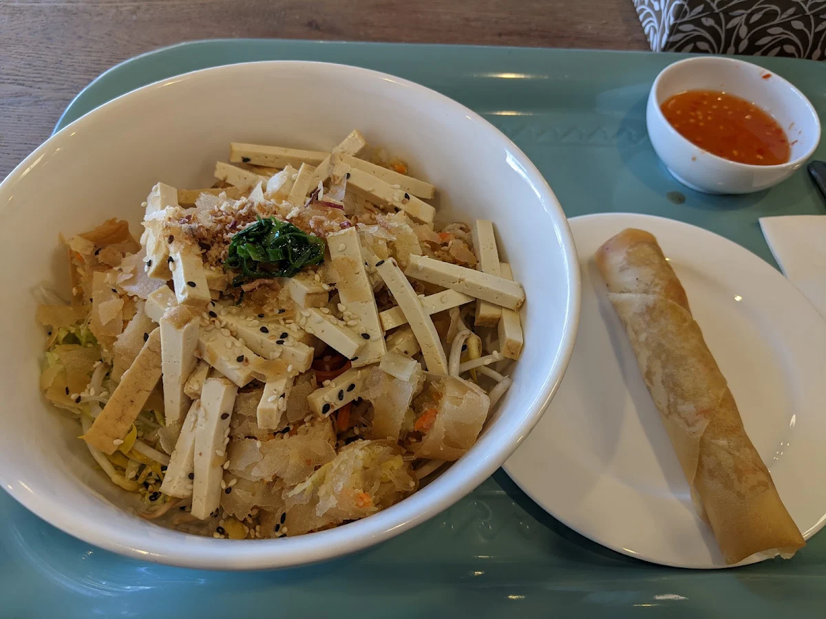 Tofu Rice Noodle Bowl