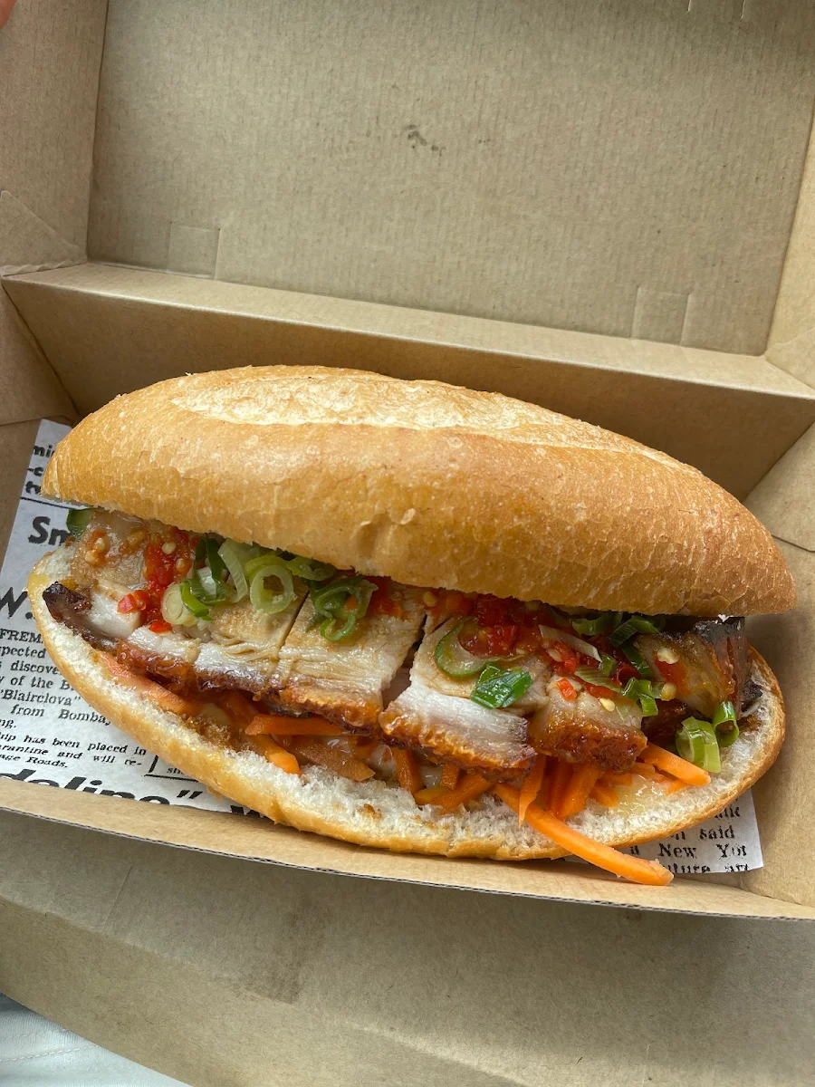 Crispy Pork Banh MI with Chilli
