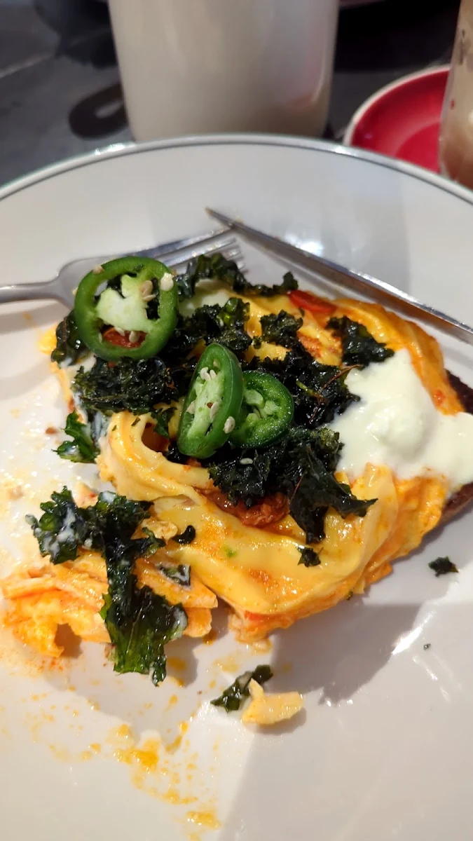 Chilli Scrambled Eggs, Ned's Bake & Bistro Armadale