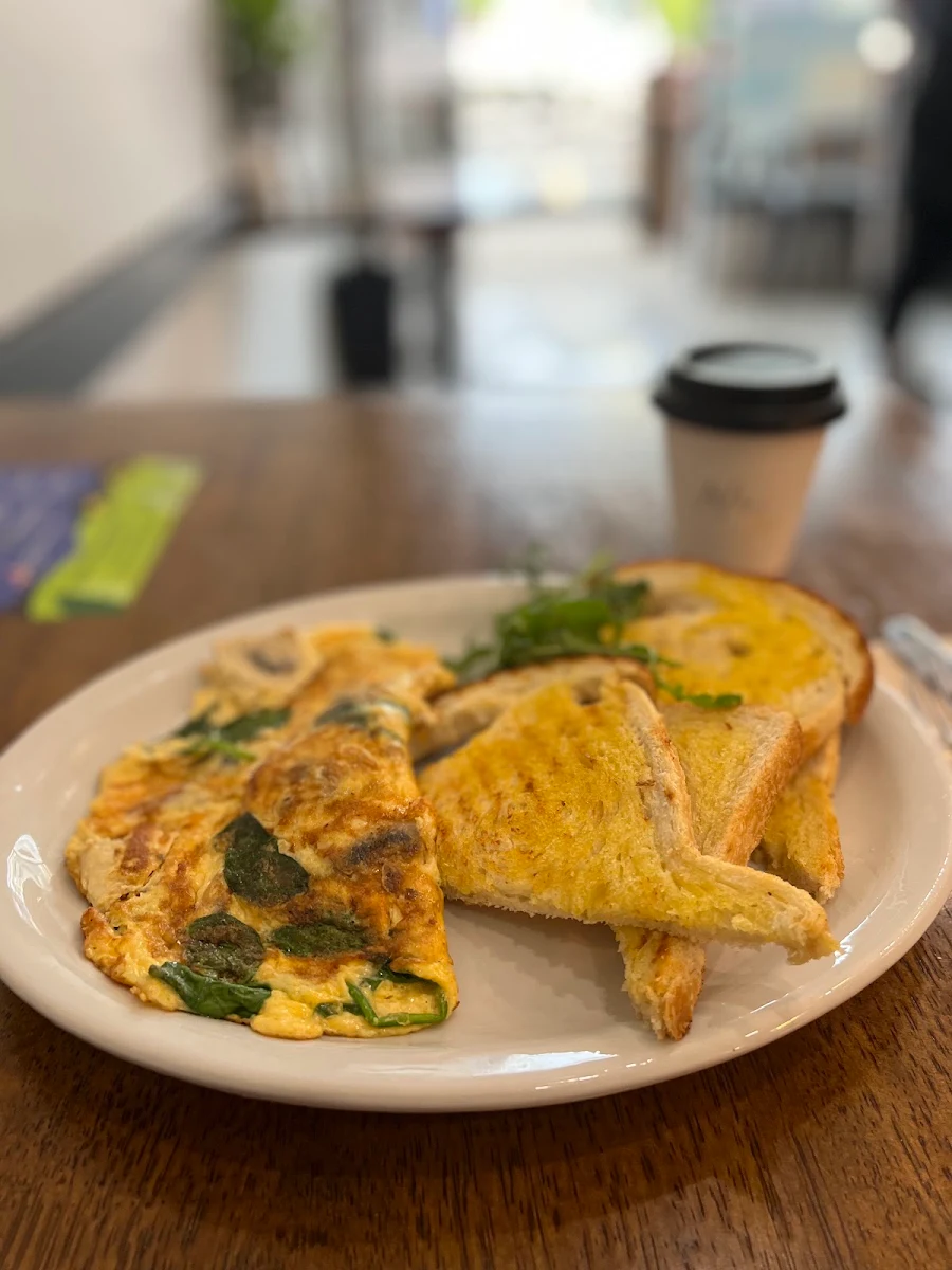 Omelette on Toast