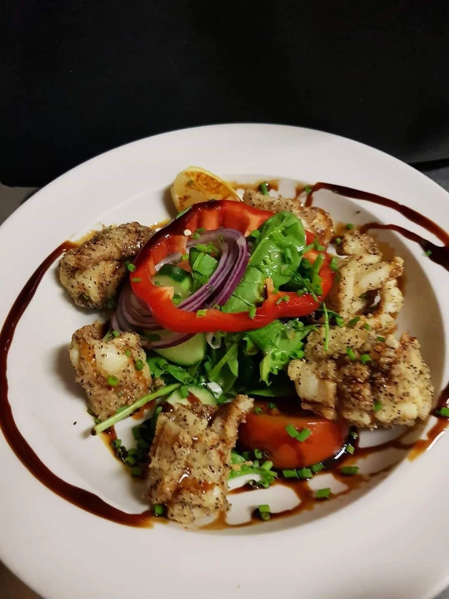 Salt and Pepper Calamari Salad