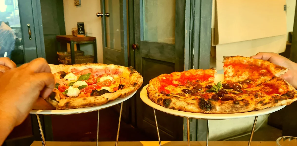 Bianco Base Pizza and Napoli Pizza
