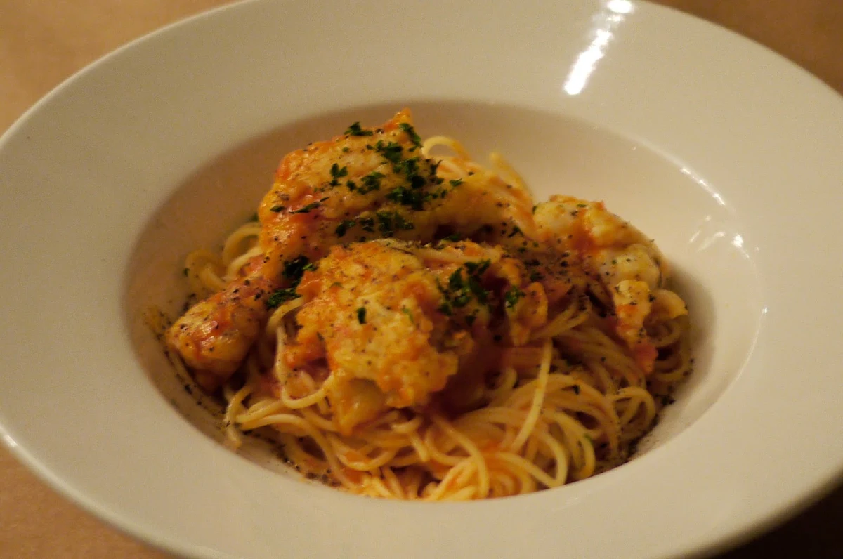 Crab Meat Angel Hair Pasta