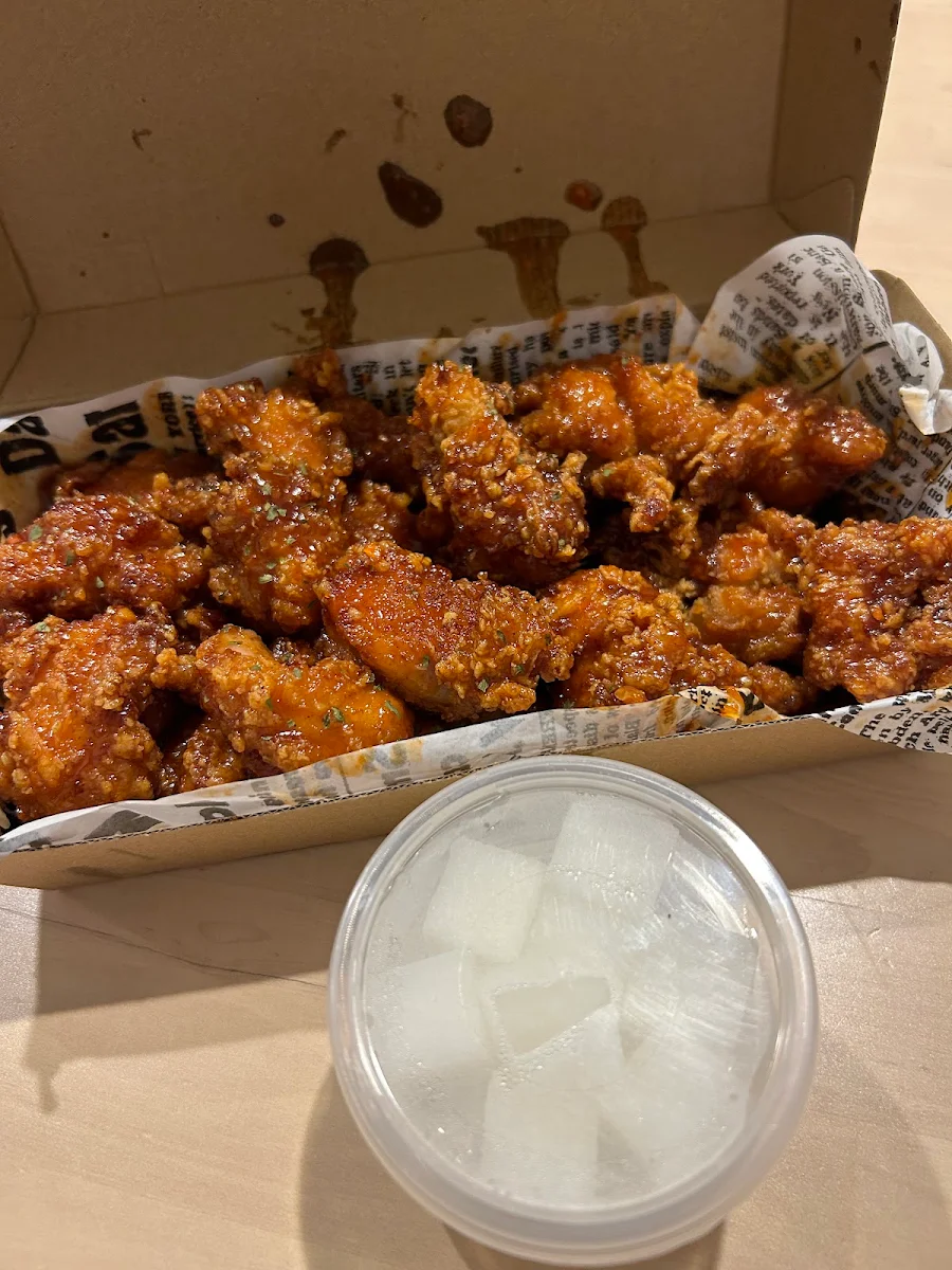 Sweet Chilli Chicken, 3 Bros Korean Bistro & kimbab
