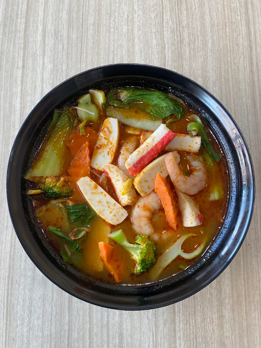 Seafood Tom Yum Noodle Soup