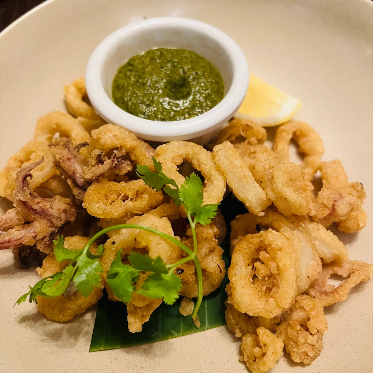 Crispy Squid, Four in Hand Hotel