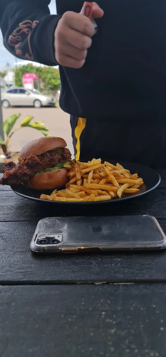 Spicy Chicken Burger Meal
