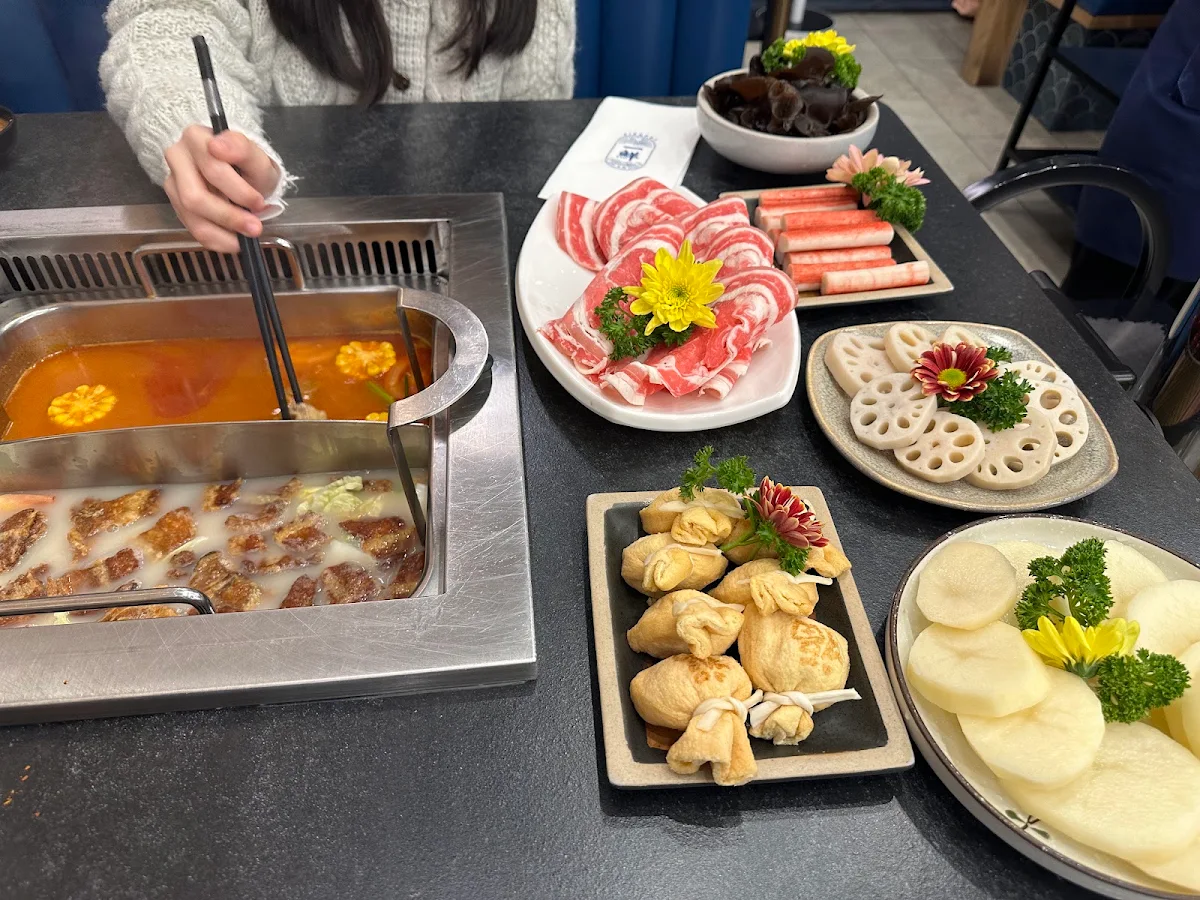 Hot Pot Spread with Meat
