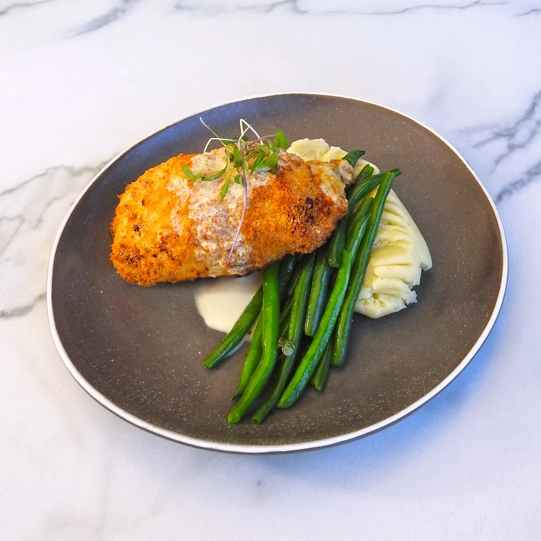 Crispy Skinned Salmon, Elephant & Castle Hotel