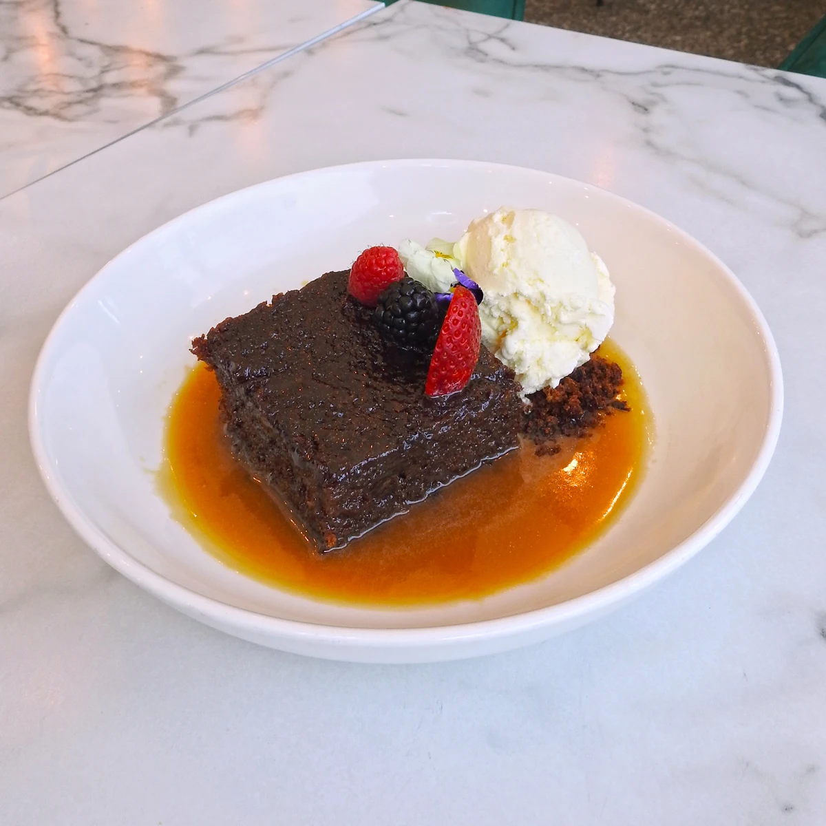 Sticky Date Pudding, Elephant & Castle Hotel