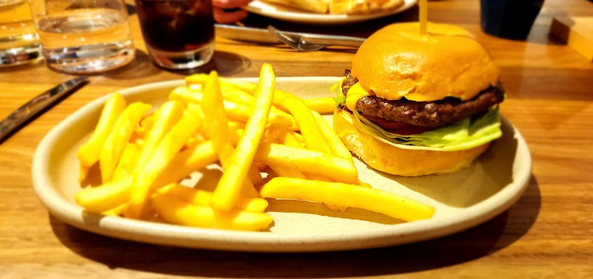 Wagyu Beef Burger and Fries