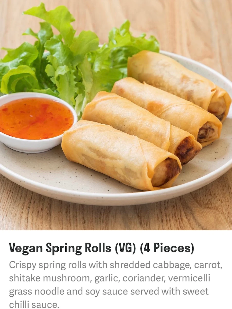 Chicken Spring Rolls, Manly Thai Restaurant