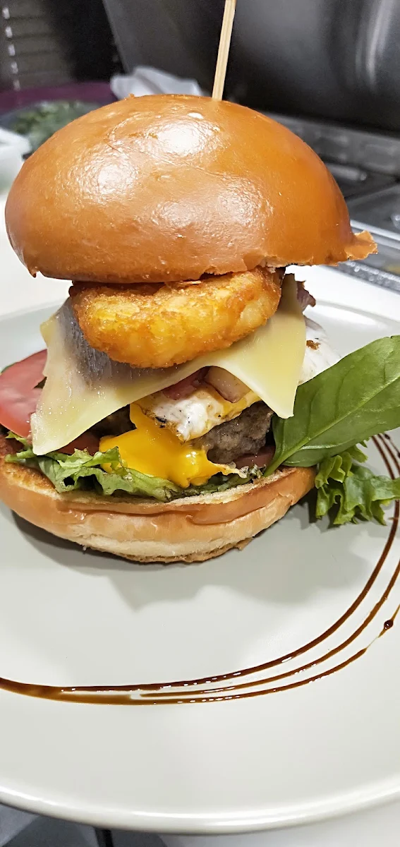 Breakfast Burger, Quench Cafe Juice Bar