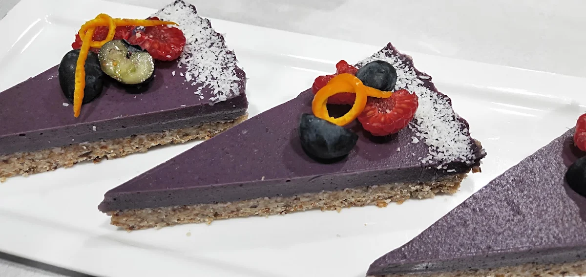 Vegan Blueberry Slice, Quench Cafe Juice Bar