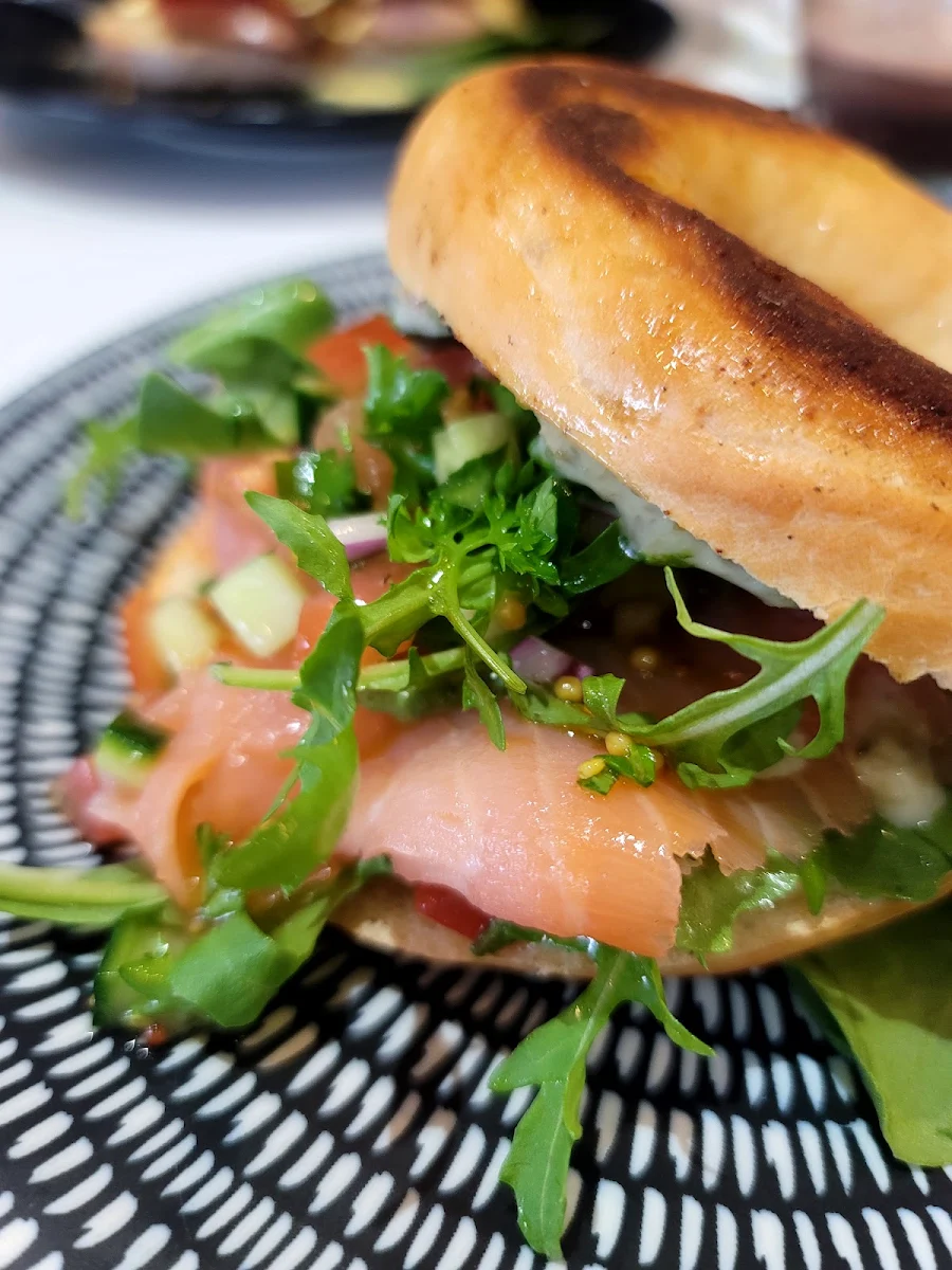 Bagel with Smoked Salmon