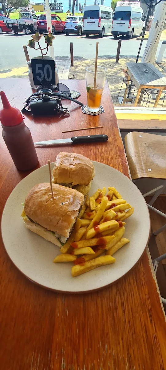 Steak Sandwich and Chips and Cheese