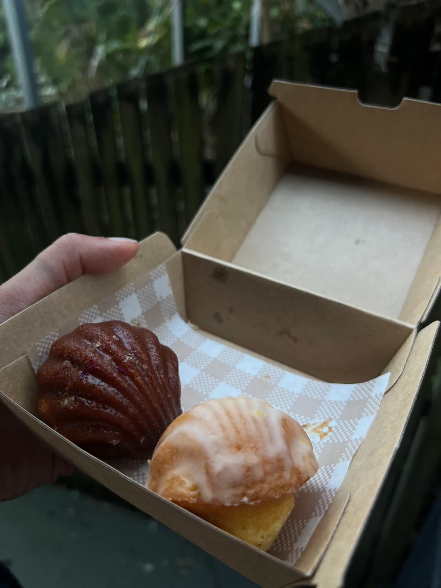 Salted Caramel and Lemon Madeleine