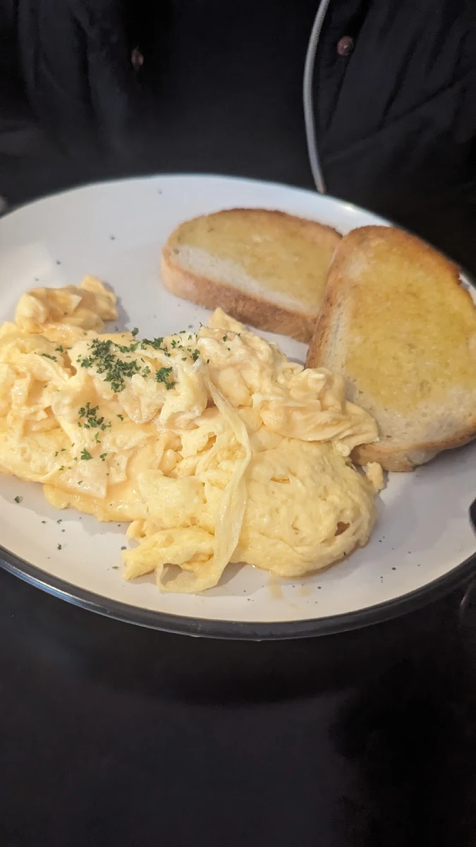 Scrambled Eggs and Sourdough