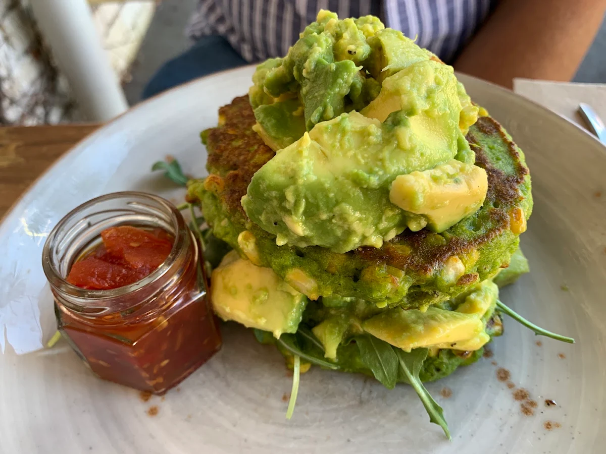 Coriander Corn Fritters