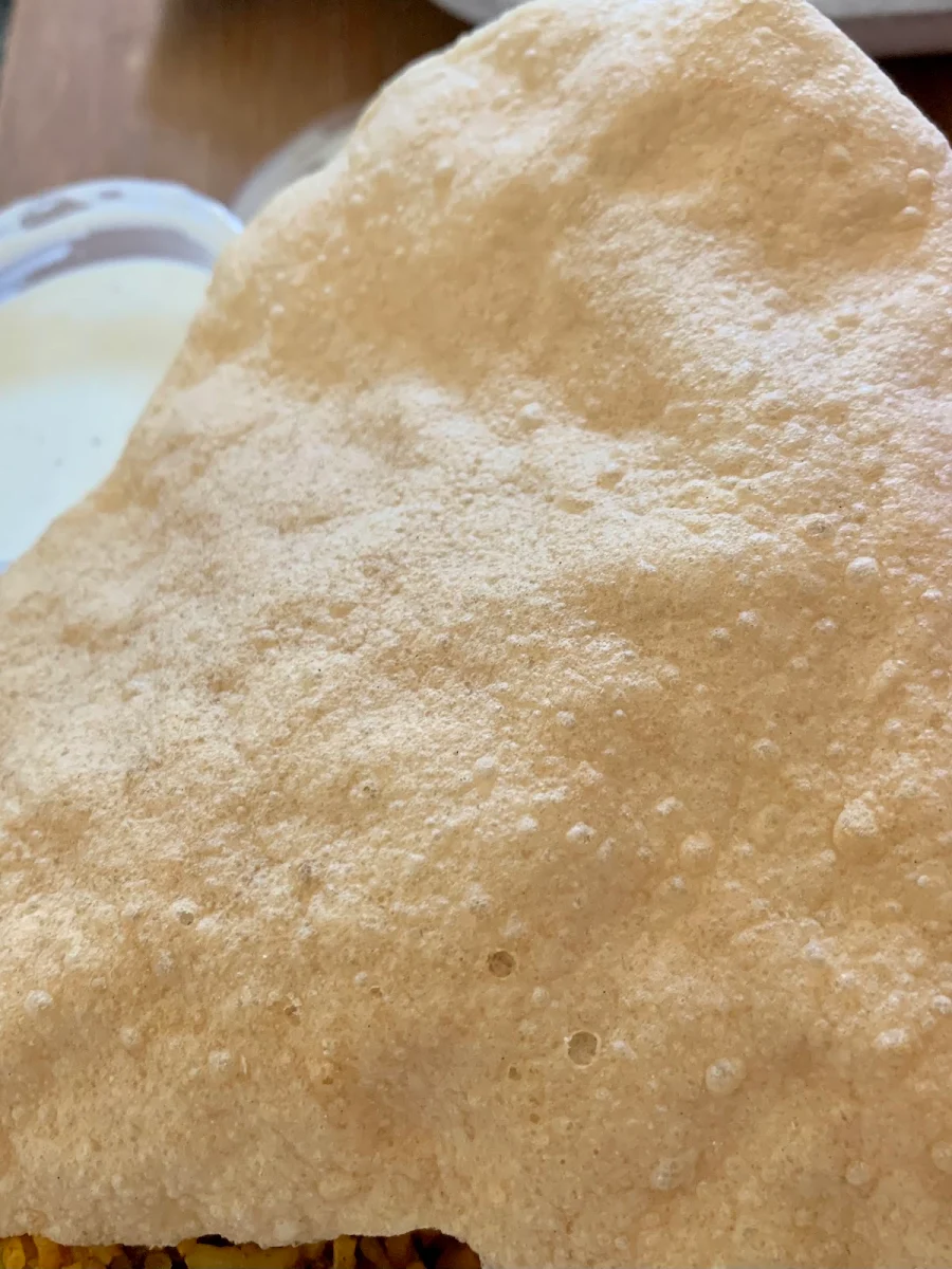 Papad, Thali Contemporary Indian