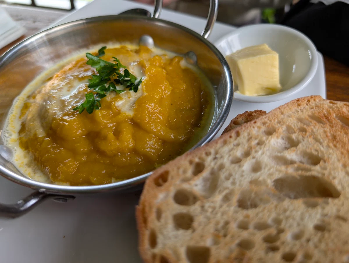 Soup of the Day with Sourdough