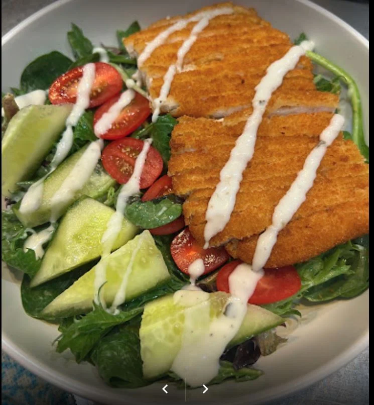 Chicken Schnitzel Salad