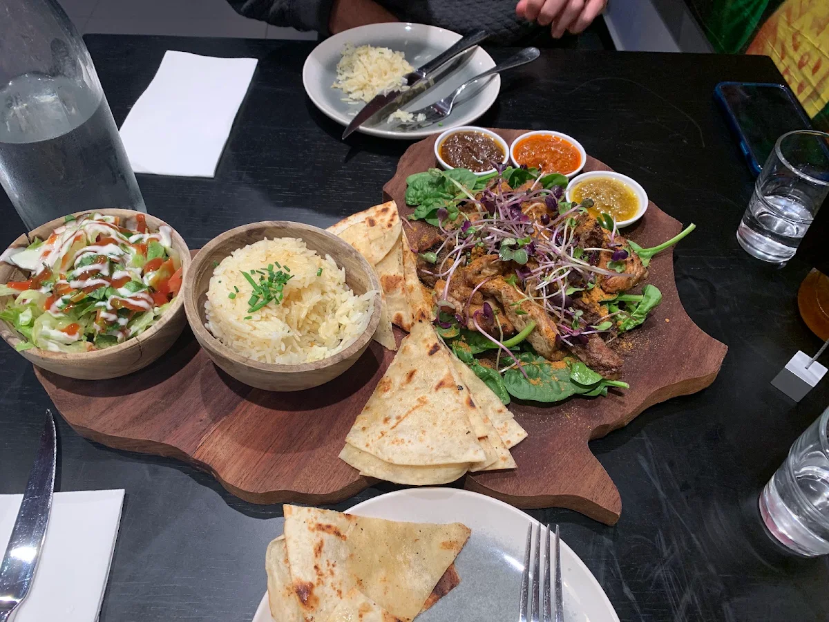 Shared Platter, Akwaaba Restaurant & Bar